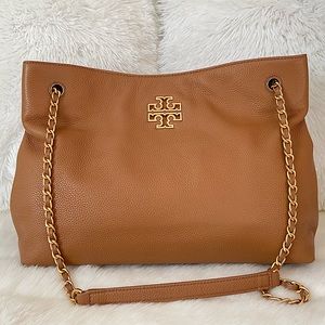 ✨Tory Burch Leather Chain Tote